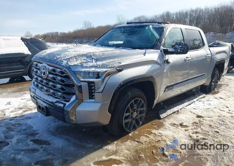 2024 Toyota Tundra Crewmax Platinum из США, поврежденный, VIN 5TFNA5DB7RX142071